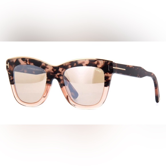 NEW FT0685/S 56G TOM FORD JULIE TF685 56G WOMEN HAVANA GREY CAT EYE SUNGLASSES - Picture 2 of 4